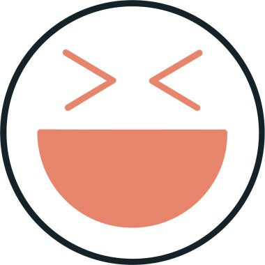 emoji yüz vektör simgesi