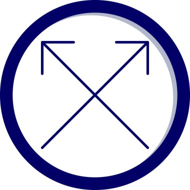 Modern bir simgenin vektör illüstrasyonu