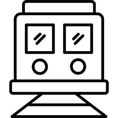 tren tren simgesi vektör illüstrasyonu