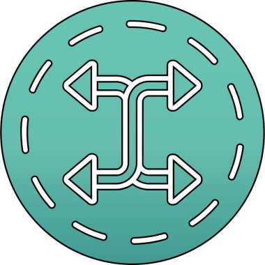 Seo simgesinin vektör illüstrasyonu