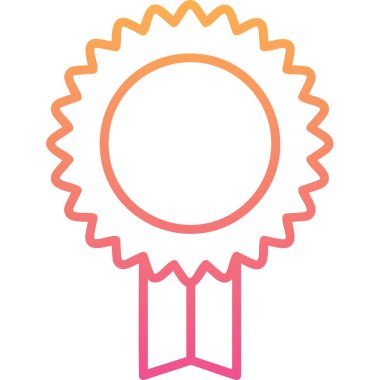 Rozet. Web simgesi basit tasarım