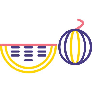 Meyve. Web simgesi basit illüstrasyon