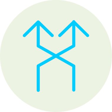 Modern bir simgenin vektör illüstrasyonu