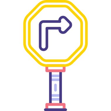 Trafik ışığı simgesi vektör illüstrasyonu