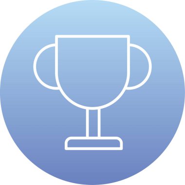 Ödülü Kupası simge vektör çizim