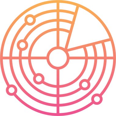 küresel ağ vektör simgesi modern basit vektör illüstrasyonu