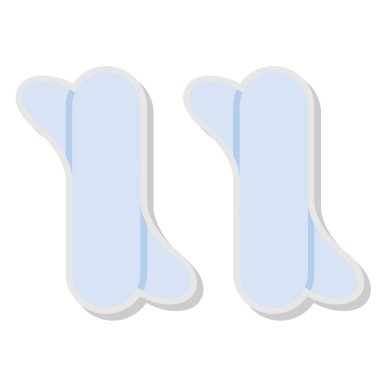 iki çorap simgesi, izometrik biçim