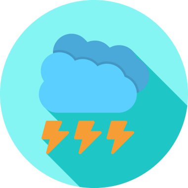 Bulutlar. Web simgesi basit illüstrasyon