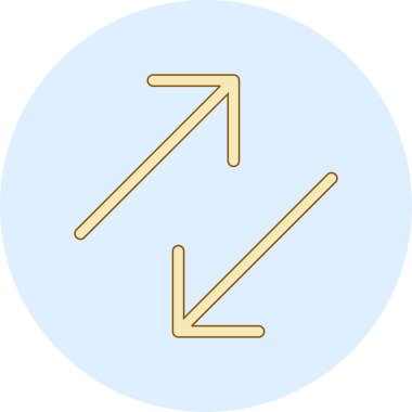 Ok simgesi. Vektör çizimi. ok simgesi