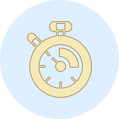 Çalar saat. Web simgesi basit tasarım