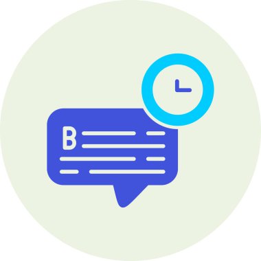 Konuş. Web simgesi basit illüstrasyon