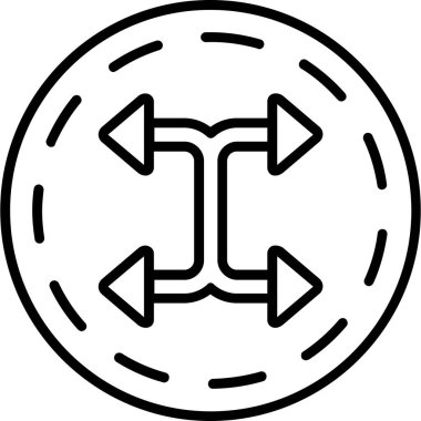 ok simgesi, vektör illüstrasyonu