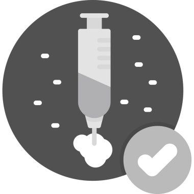 Enjeksiyon ikonu vektör illüstrasyonu