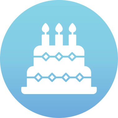 Pasta Simgesinin Vektör illüstrasyonu