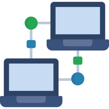 şebeke. Web simgesi basit illüstrasyon