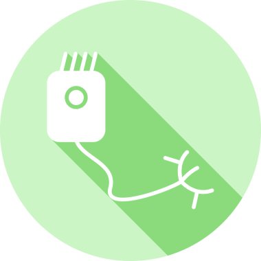 Modern vektör simgesini doldur basit illüstrasyon, web ve mobil için buji simgesi