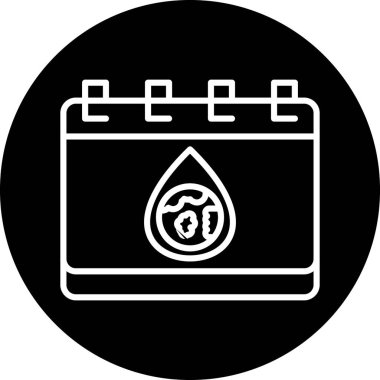 Bir gaz simgesinin vektör illüstrasyonu