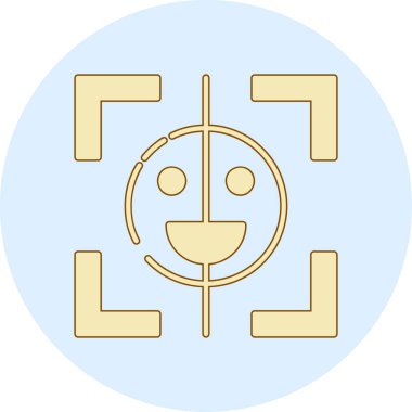 Bir altın ve mavi haç simgesinin vektör illüstrasyonu