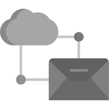 bulut hesaplama vektörü simgesi