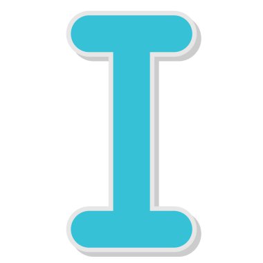 harf t simgesi, vektör illüstrasyon tasarımı