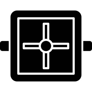 Tek bir simgenin vektör illüstrasyonu