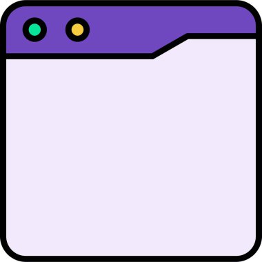 Web simgesi vektör illüstrasyonu