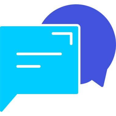 Konuşma baloncukları vektör illüstrasyonu