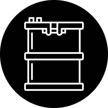 Modern gaz simgesinin vektör illüstrasyonu