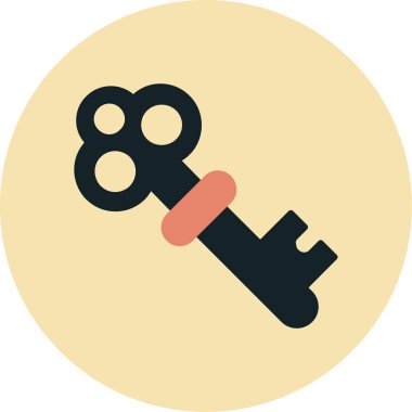 Tek bir izole simgenin vektör illüstrasyonu