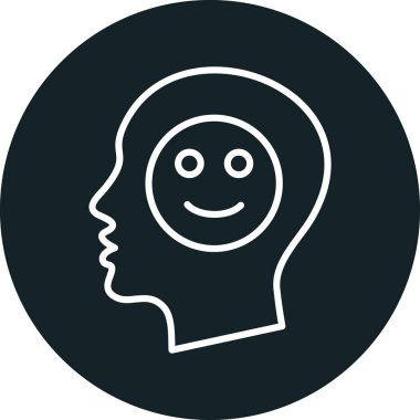 vektör illüstrasyonu, baş ve simge