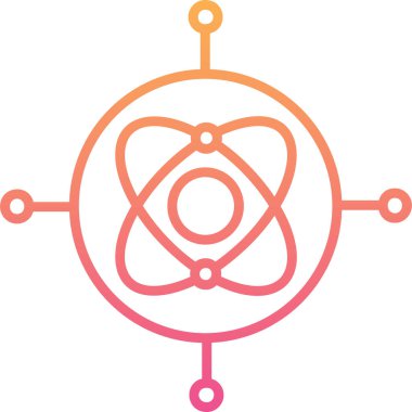 Bilim vektörü simgesi modern simge tasarımı illüstrasyonu