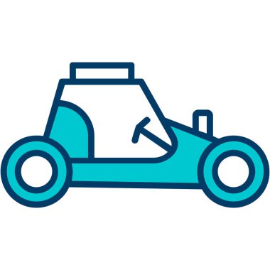 - Araba. Web simgesi basit illüstrasyon