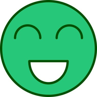 Yüz ifadesi vektör illüstrasyonu