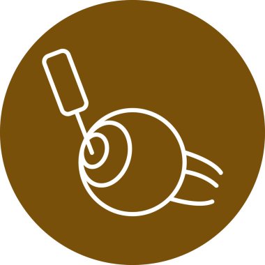 Salyangoz kutsal kişilerin resmi, vektör çizim