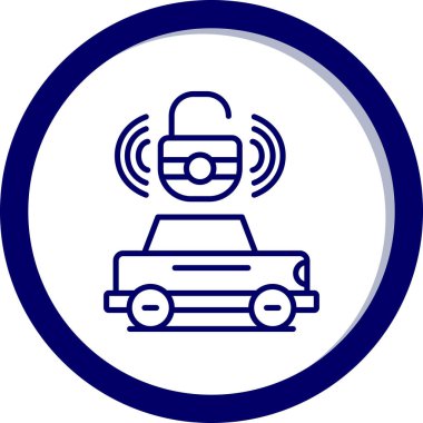 - Araba. Web simgesi basit illüstrasyon