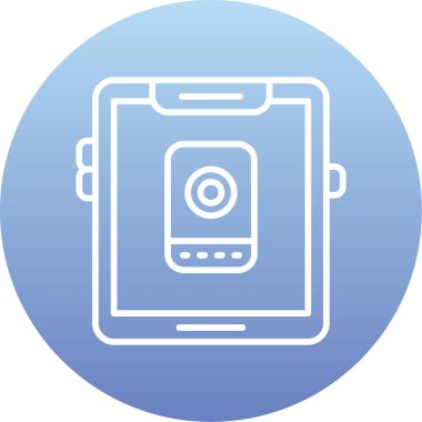 akıllı telefon simgesi vektör illüstrasyonu