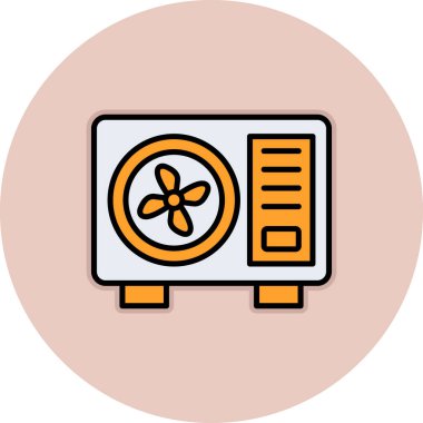 ok simgesine sahip video kamera, vektör tasarımı