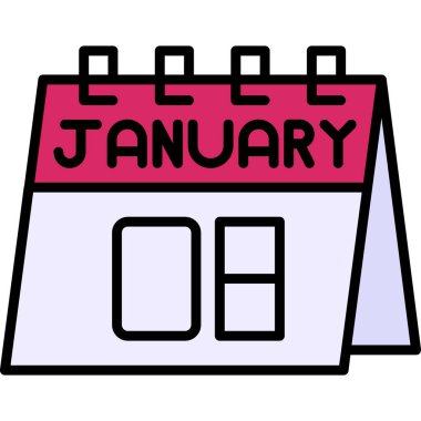 Takvim simgesi. Basit tasarım