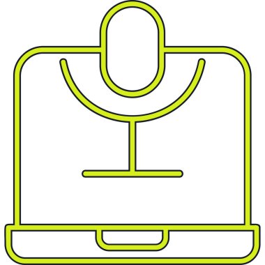 Brezilya bayrağı taşıyan bilgisayar monitörü