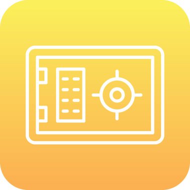 vektör lcd simgesi illüstrasyonu