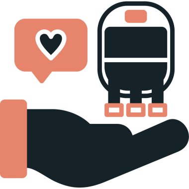 El treni vektör simgesi