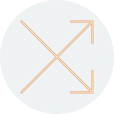 ok simgesi vektör illüstrasyonu