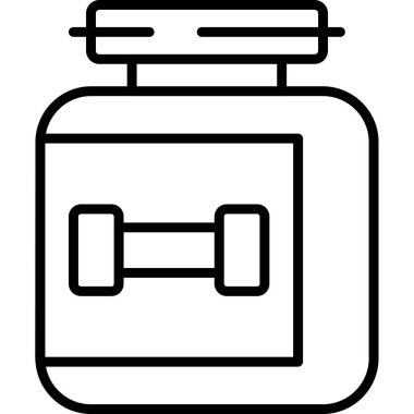 şişe simgesi, vektör illüstrasyonu