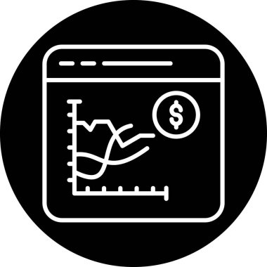 Dolar ve doların vektör simgesi tasarımı