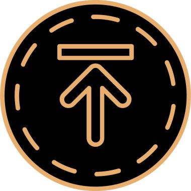 ok simgesi vektör illüstrasyonu