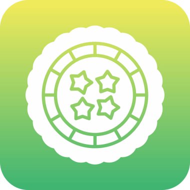 Eşsiz Güneş Vektörü Kabartma Simgesi