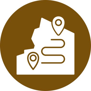 Harita işaretleyici vektör illüstrasyonuName