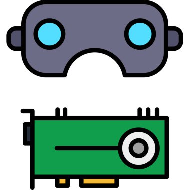 Kamera. Web simgesi basit illüstrasyon