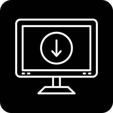 Vektör lcd İzleyicisi Simge