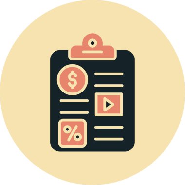 ticari finans vektör simgesi